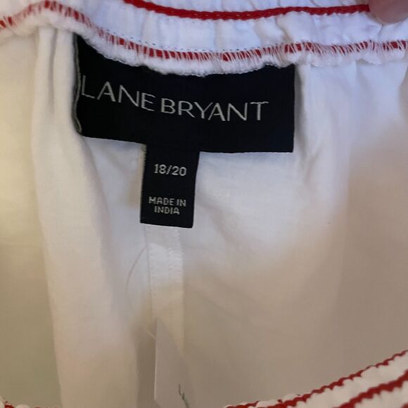 Lane Bryant NWT Embroidered Top Boho 100% Cotton Gauzy Cottagecore Prairie - Picture 6 of 12
